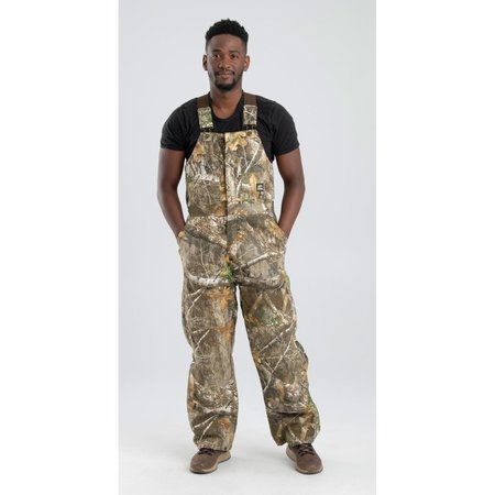 BERNE Mens Heritage Insulated Bib Overall, Realtree Edge - Small B415EDGR360